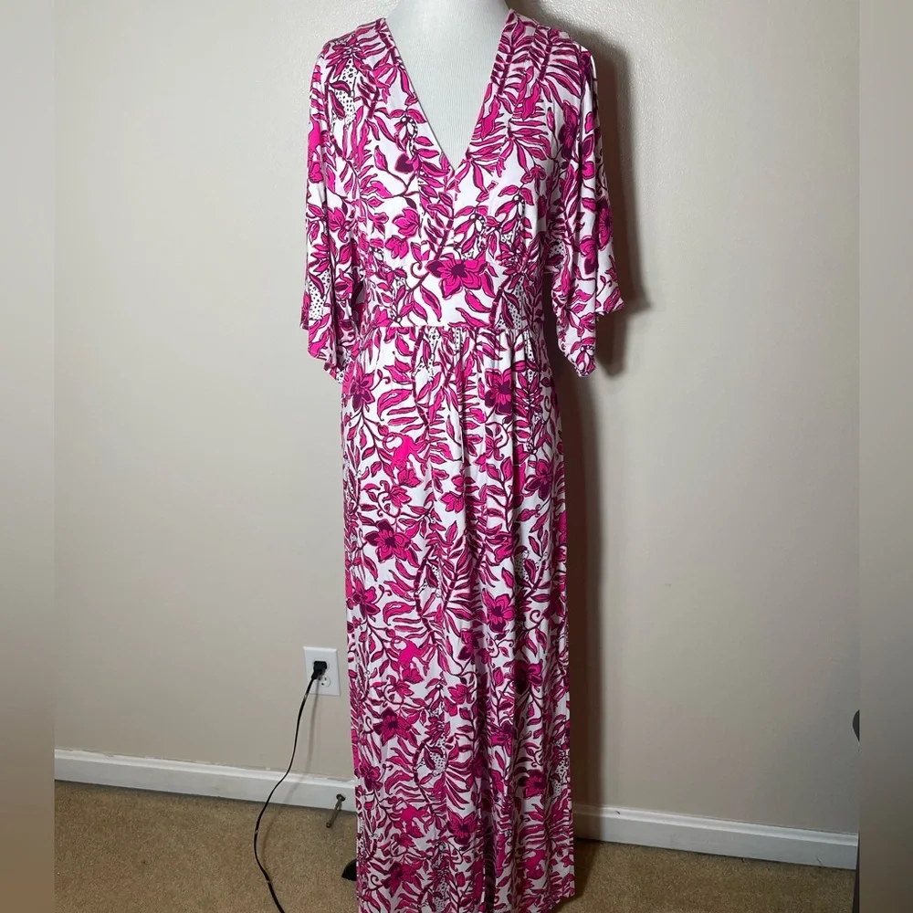 NWT Lilly Pulitzer Roselle Maxi Dress (Size 6 - Ederflower Blossom) - Picture 1 of 8